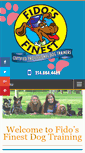Mobile Screenshot of fidosfinestdogtraining.com
